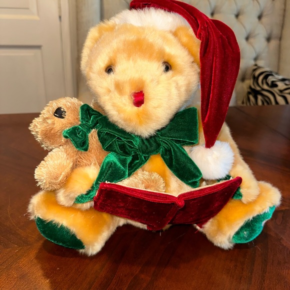 Vintage Dan Dee Talking Plush Bear Reads True Story of Christmas Animated Lights - Picture 1 of 9